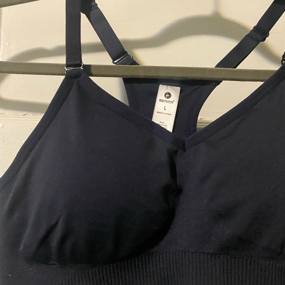 90 Degree By Reflex Other - NWOT! 90 Degree By Reflex Navy Blue Sports Bra